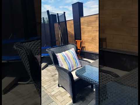 Лотос в сірому кольорі #ротанг #мебель