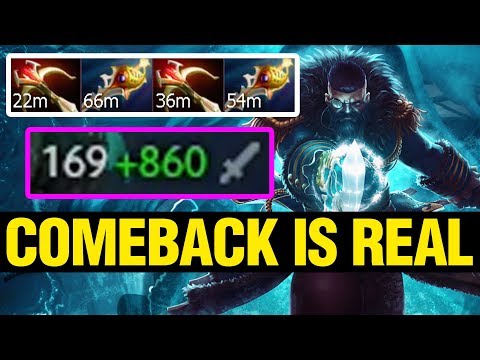 COMEBACK WITH 2 DAEDALUS AND 2 DIVINES - Meracle Plays Kunkka - Dota 2
