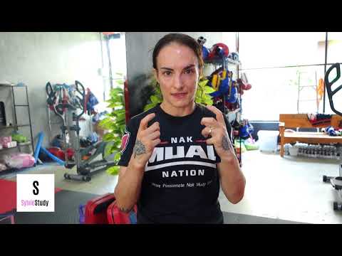 Sylvie's Muay Thai Technique Vlog - Chin Down Hidden Benefits