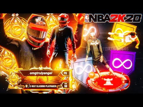 FIRST GAME AS A LEGEND WITH 40+ EXTRA BADGES ON MY DEMI-GOD LEGEND BUILD! BEST BUILD NBA 2K20