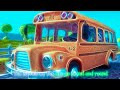 Wheels On The Bus Go Round And Round Wheels On The Bus Cocomelon Nursery Rhymes Kids Songs