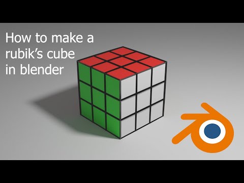 How to make a perfect Rubik's Cube in Blender