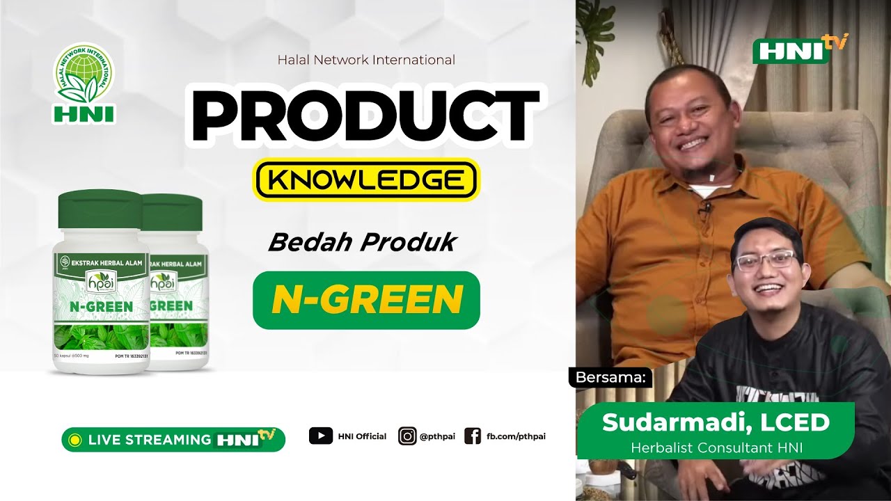 Putar video LIVE - Product Knowledge N-Green sekarang LIVE - Product Knowledge N-Green
