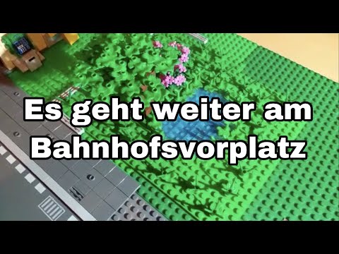 Ein kleiner Garten am Bahnhofsvorplatz | Stadtupdate | Lego Stadt #7