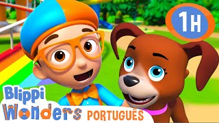 Blippi Brinca com um Cachorro! | 1 HORA DO BLIPPI! | Desenhos Animados Infantis em Português