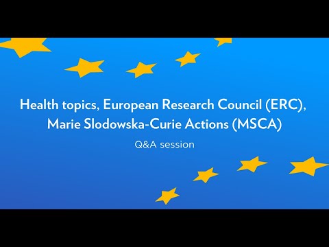 Horizon Europe Day 2022 - Health topics, European Research Council, Marie Slodowska-Curie Actions