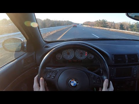 2001 BMW E39 M5 Highway Drive POV - Binaural Audio