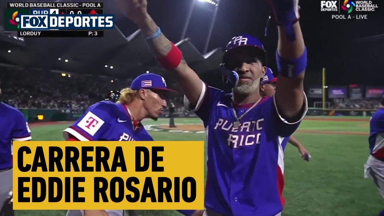😳🔥 CARRERA DE Eddie Rosario | Puerto Rico 5-0 Colombia | World Baseball Classic 2026