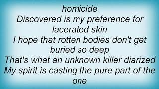 Sodom - That&#39;s What An Unknown Killer Diarized Lyrics