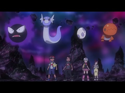 Ash's Dragonite & Gengar Devolve Back To Gastly & Dratini || Pokemon Journeys Episode 90.