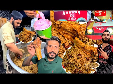Shanto Level Bannu Beef Pulao Recipe ni ha Ya🫣Yummy 360 Ice Cream At Street Food D.I.Khan,Pakistan
