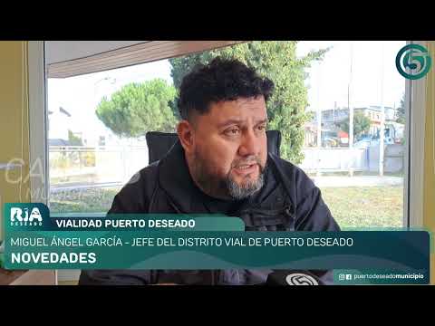 🔷Miguel Ángel García - Jefe del distrito vial de Puerto Deseado