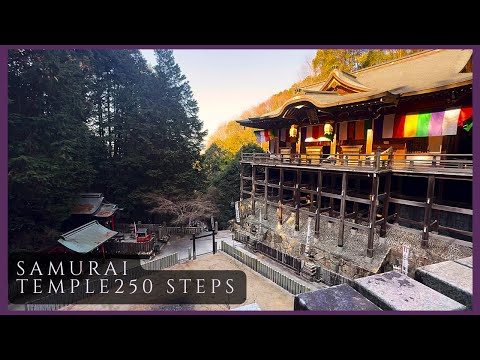 The Samurai's Path: 250 Steps to Tanukidani-san Fudo-in Temple | Kyoto 4K POV