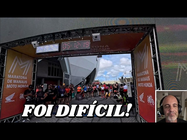 A MARATONA de MANAUS é MUITO DURA