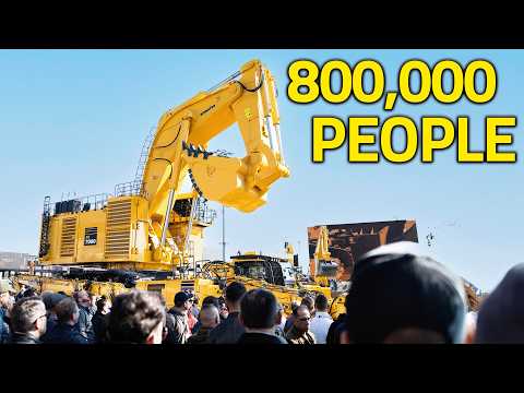 Entdecken Sie die größten Erdbewegungsmaschinen der Welt auf der BAUMA München 2025!