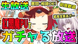 紅閻魔の宝具上げをすることになった人の配信！ガチャの質問・相談いつでもカモン！＜初見歓迎＞