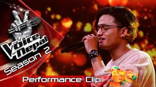Sanish Shrestha &quot;Ke Yo Maya Ho&quot; - LIVE -The Voice of Nepal Season 2 - 2019