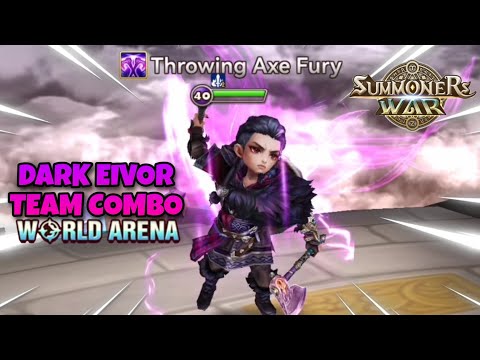 Dark Eivor Team Combo in World Arena - Summoners War