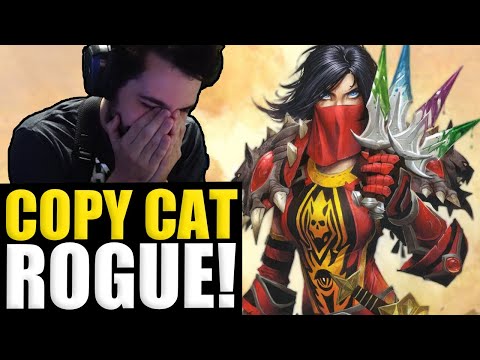 Gank Opponents Quest Rewards! | Secret Copy Cat Rogue | Hearthstone