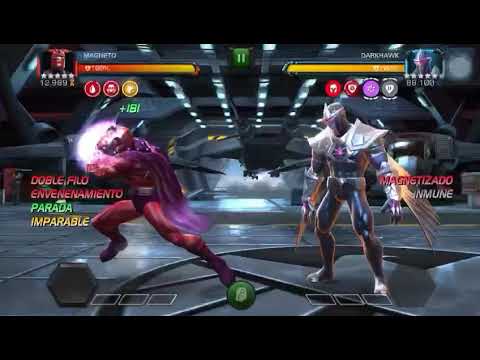 Magneto vs Darkhawk 6.4.3 One shot. Mcoc