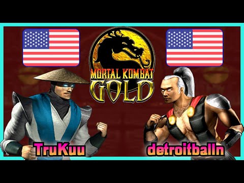 Mortal Kombat Gold || TruKuu 🇺🇸 VS 🇺🇸 detroitballn || FLYCAST FIGHTCADE 2
