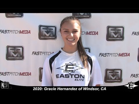 2020 Gracie Hernandez 1st Base and Shortstop Softball Skills Video - Easton Elite