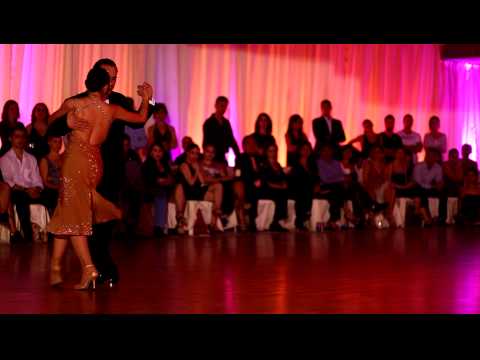  Ezequiel Paludi  and  Geraldine Rojas  are  dancing  to  the  vals  "  Viejo Portón  "