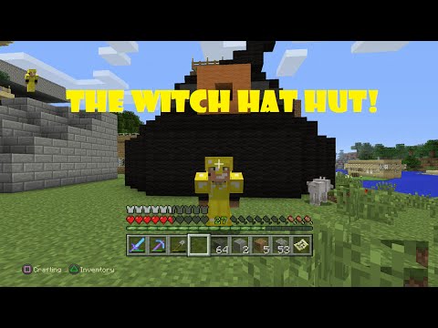 Minecraft- The Witch Hat Hut!- What a World (40)