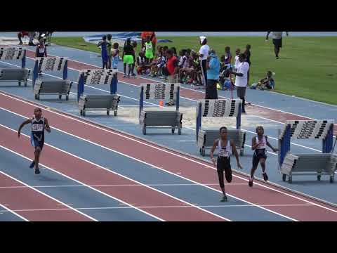 Boys 100m Dash 11-12 Year Old Heat 7 - 44th Annual Northwest Track and Field Classic 2019