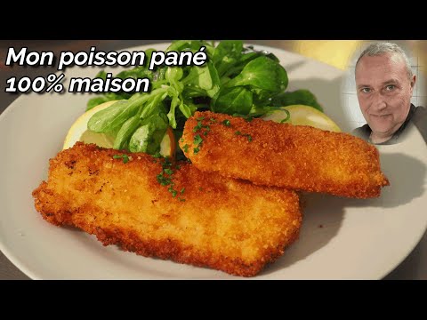 Poisson pané maison facile et rapide - Seulement 5 ingrédients - N'achetez plus de surgelés !