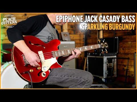 Epiphone Jack Casady Bass | Sparkling Burgundy