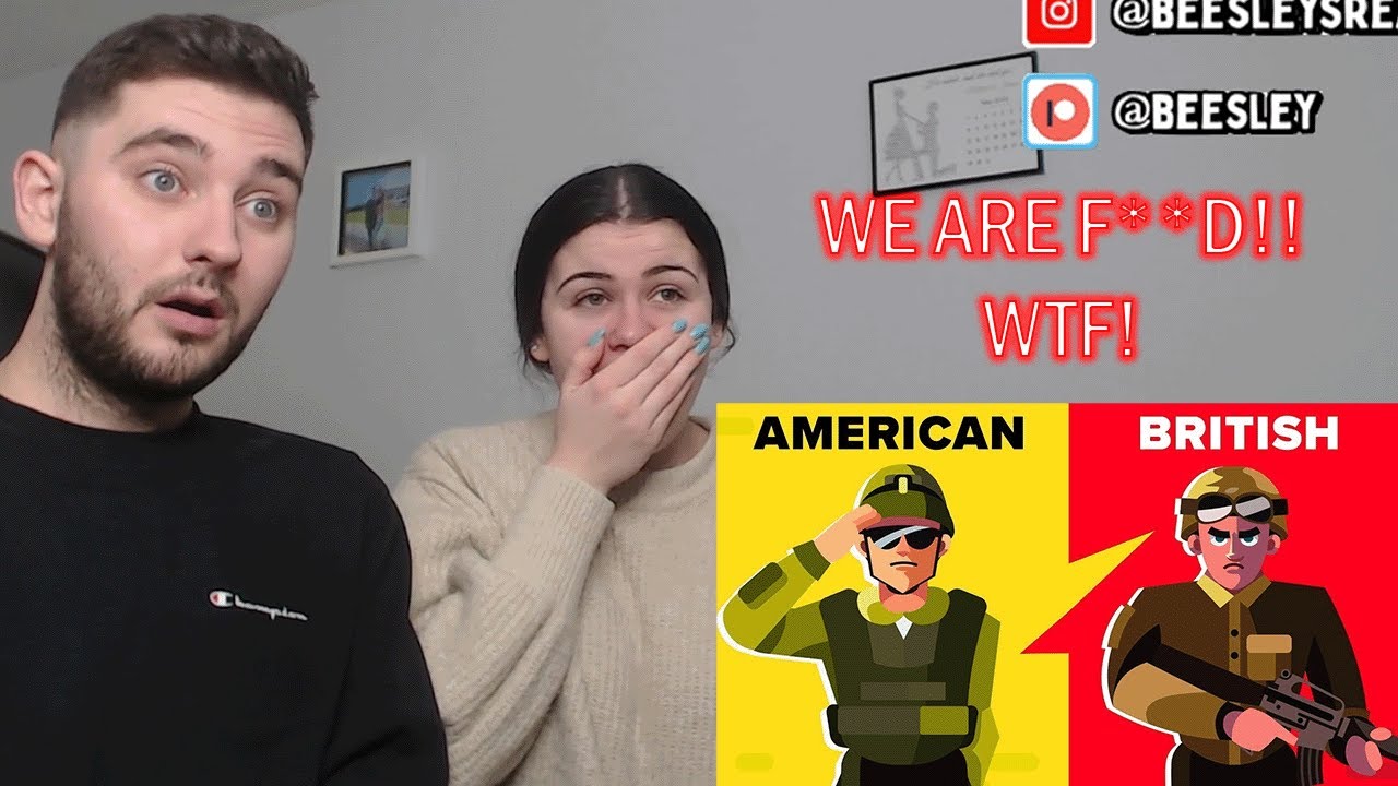 British Couple Reacts to American Soldier (USA) vs British Soldier - Army/Military Comparison