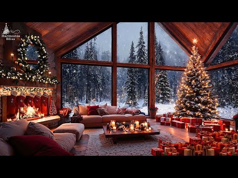 Christmas Top Songs of All Time 🎄🎅🏼Best Christmas Music Playlist 🎶 Fireplace 4k🔥 Study, Relaxation☕️