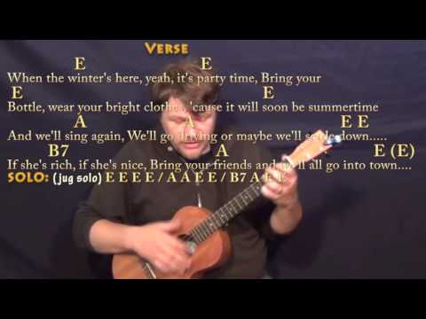 In the Summertime (Mungo Jerry) Bariuke Cover Lesson in E with Chords/Lyrics