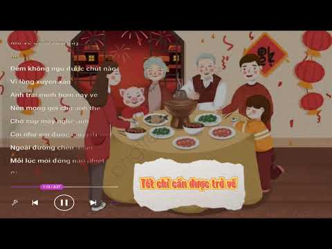 [Video Lyrics] Tết Chỉ Cần Được Trở Về - Hương Tràm x Tiên Cookie  x Biti's Hunter 🎶Đi Để Trở Về 5🎶