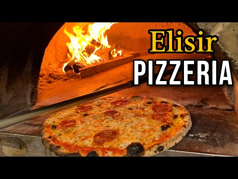 PIZZA ALLA CARBONARA! Che bontà forno a Legna | 🇮🇹 Elisir Pizzeria D’Asporto 🍕