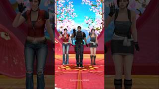 [MMD] 頑張りたい人へ 轟はじめ/ReGLOSS - Leon Kennedy, Jill Valentine, Claire Redfield jpop dance Resident Evil