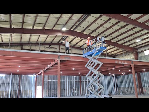 "Lagom construction": Working on the new massive location for Certified Lumber in Lakewood.