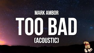 Cover art for Too Bad - Acoustic