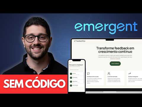 Assista ao tutorial completo de Emergent no YouTube