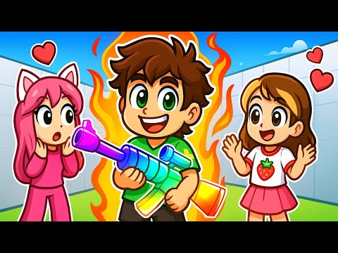 I'm buying the most OP *WEAPONS* to impress my CRUSH on RIVALS...