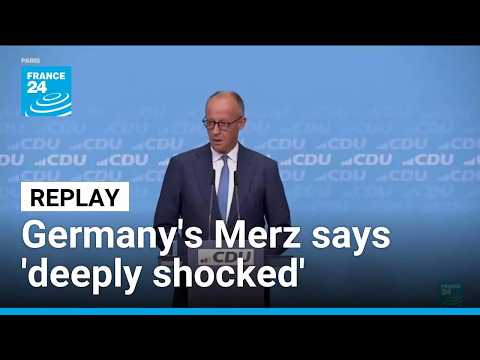 REPLAY: 'Shocked' Merz speaks after far-right election victory