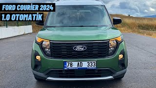 VİRAJI NASIL ? BİNEKLERE KAFA TUTUYOR! YENİ FORD TOURNEO COURİER 1.0 ACTİVE OTOMATİK | POV SÜRÜŞ