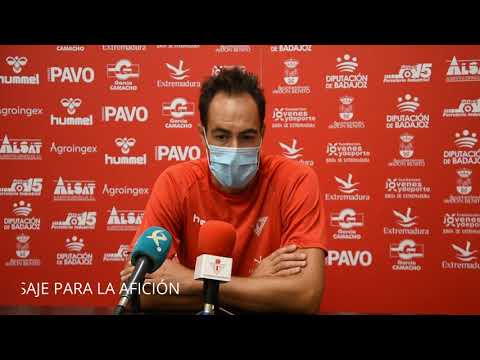 Rueda de prensa previa de Lolo Pavón | CD Don Benito -CD Mensajero