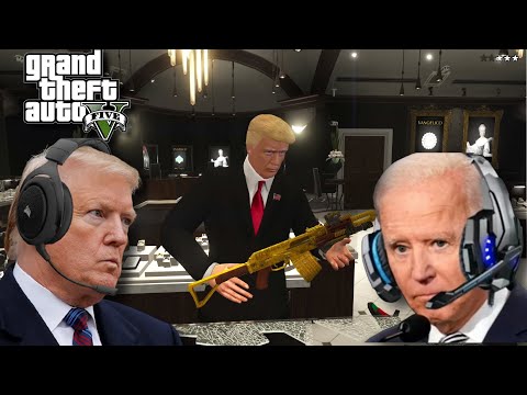 US Presidents Rob a JEWELRY STORE in GTA 5