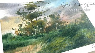 Wind's Signature: Expressing Movement in Watercolor