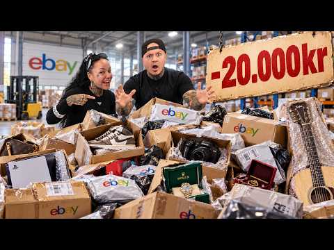 BORTTAPPADE EBAY PAKET - VI KÖPTE EN HEL PALL FÖR 20.000KR