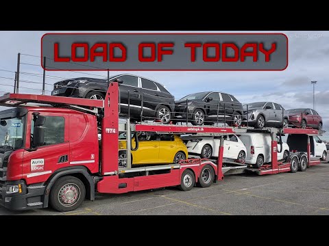 2K7 - Cabin View Scania P410 Car Carrier - Malmö/Roskilde - TDOC 30-03-2022