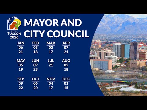 Tucson Mayor and City Council Meetings Feb 03, 2026