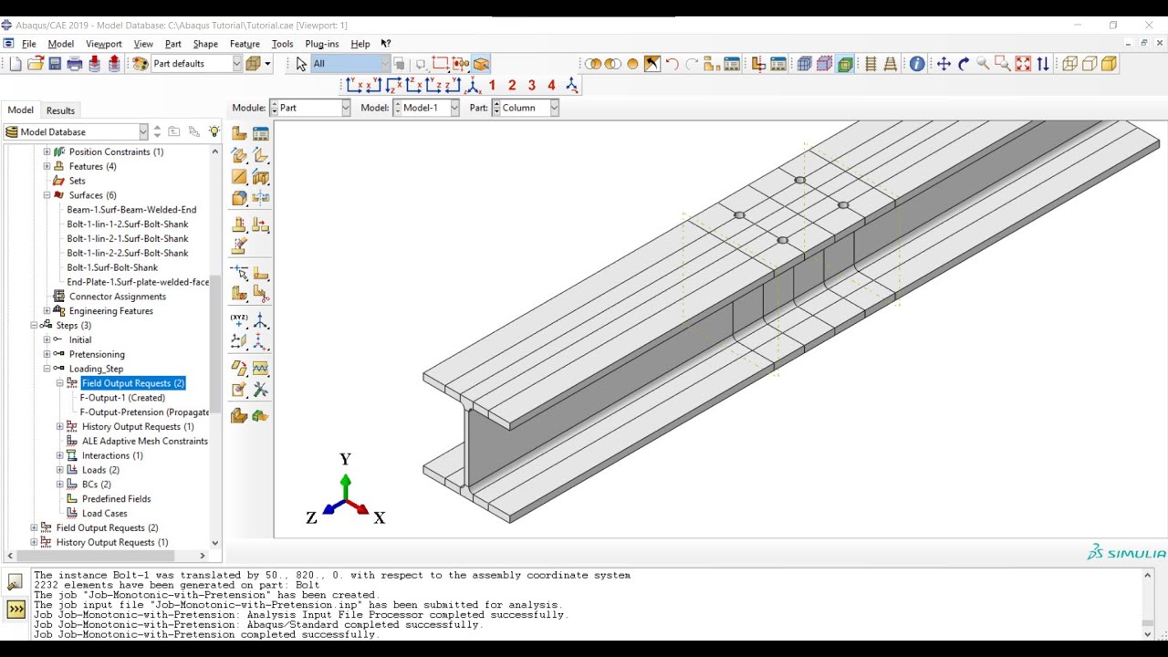 #07 ABAQUS Tutorial: Partitioning parts